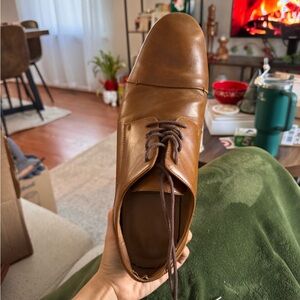 Kohl's Tan Leather Men's Oxfords